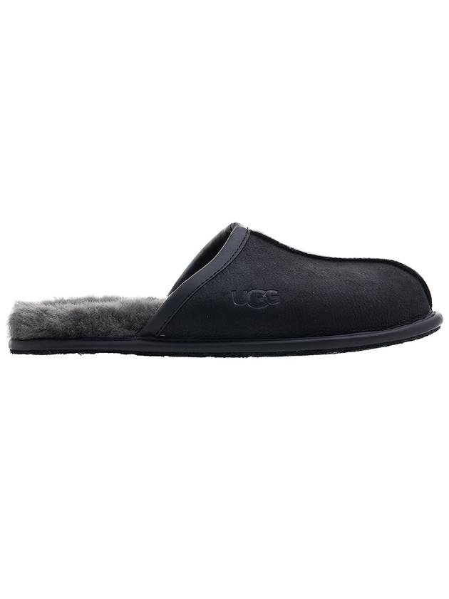 Scuff Leather Slippers Black - UGG - BALAAN 3