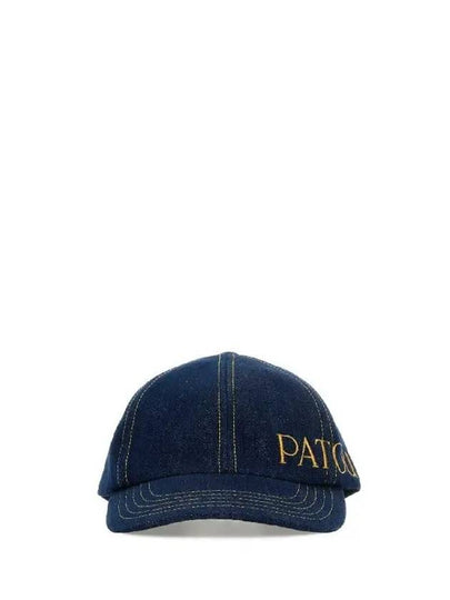 Embroidered Logo Denim Ball Cap Navy - PATOU - BALAAN 2