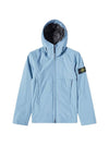 Men's Soft Shell Pure Insulation Technology Primaloft Hooded Jacket Mid Blue - STONE ISLAND - BALAAN 1