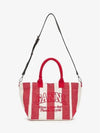 Easy Shopper Stripes Tote Bag Red - GANNI - BALAAN 2