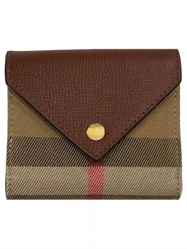 Lyra Women s Bicycle Wallet 80731471 House Check Brown 1211818 - BURBERRY - BALAAN 1