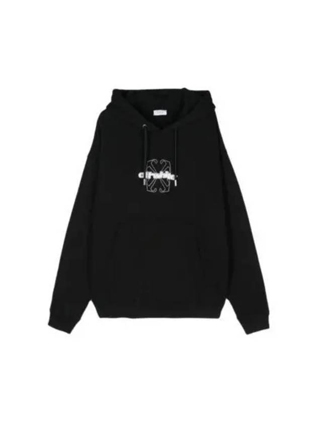 Flock Arrow Skate Knit Hoodie Black - OFF WHITE - BALAAN 2