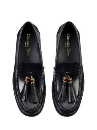 D Academy Brushed Calfskin Loafers Black - DIOR - BALAAN 2