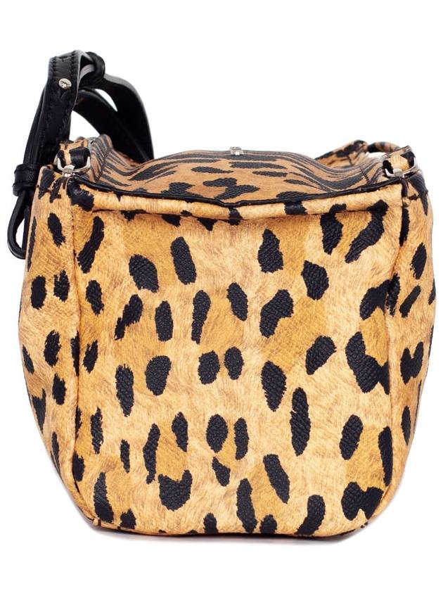 Pandora Logo Leopard Leather Cross Bag Brown - GIVENCHY - BALAAN 4