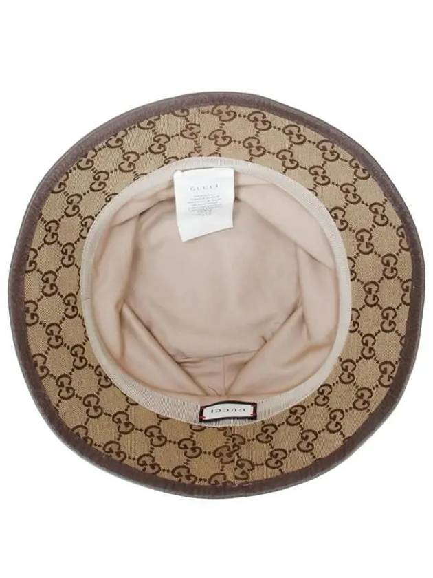 GG Canvas Fedora Beige - GUCCI - BALAAN 4