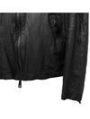 23FW Biker Leather Jacket GU23S8299VBRUSH - GIORGIO BRATO - BALAAN 6