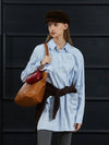 Minnie wearing POCKET SHIRT DRESS 2COLOR - ANOETIC - BALAAN 1