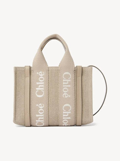 Woody Mini Tote Bag Beige - CHLOE - BALAAN 2