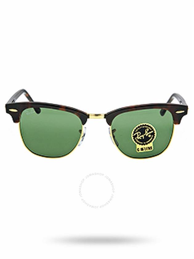 Eyewear Clubmaster Gold Metal Sunglasses Tortoise Green - RAY-BAN - BALAAN 2