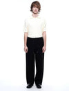 LSSWP BK Linen Slit String Wide Pants Black - CHANCE'S NOI - BALAAN 11