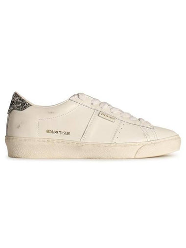 Golden Goose 'Matchstar' White Leather Sneakers - GOLDEN GOOSE - BALAAN 1