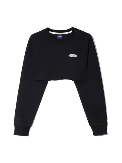 Underboob Sweatshirt Black - TAILOR STUDIO - BALAAN 2