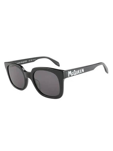 Eyewear Square Acetate Sunglasses Black - ALEXANDER MCQUEEN - BALAAN 1