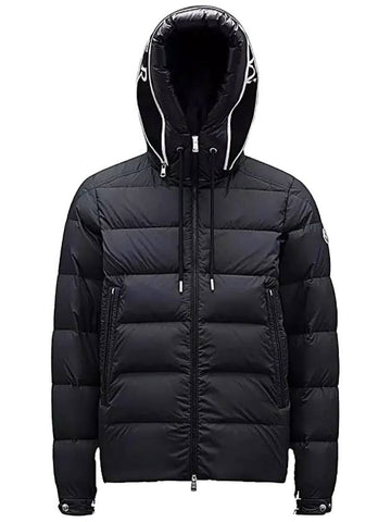 Cardere Short Down Jacket Black - MONCLER - BALAAN 1