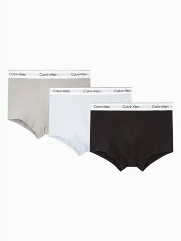 Underwear Men s Modern Cotton Trunks 3PK NB3963PSW - CALVIN KLEIN - BALAAN 1