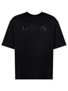 Short Sleeve T Shirt RMTS0026J208 10 Black - LANVIN - BALAAN 1