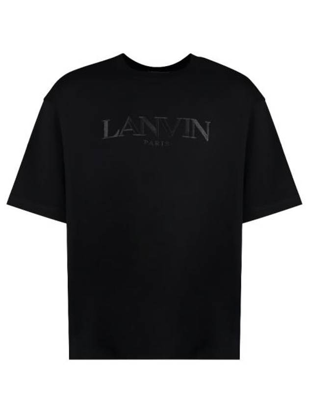 Short Sleeve T Shirt RMTS0026J208 10 Black - LANVIN - BALAAN 1