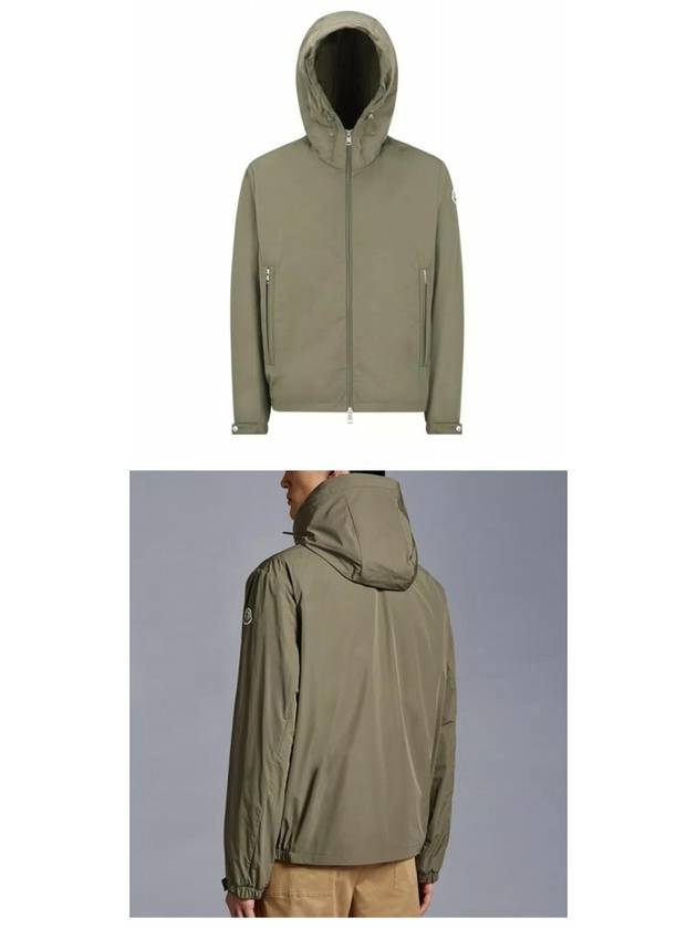 Traversier Hooded Jacket Olive Green - MONCLER - BALAAN 5