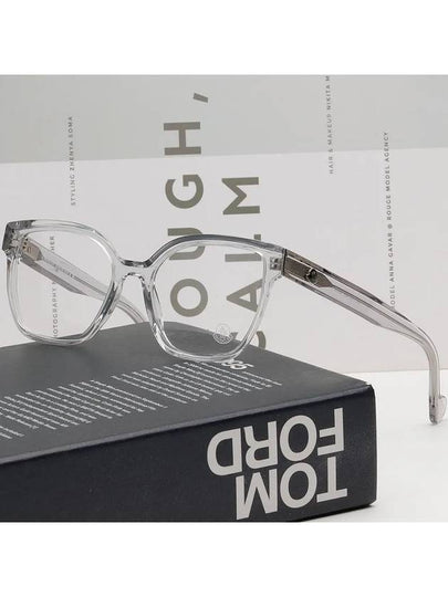 Glasses frame ML5155 020 horn rim transparent gray - MONCLER - BALAAN 2