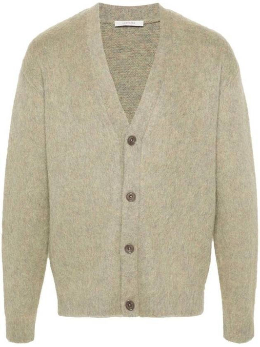 Brushed Mohair Cardigan Meadow Melange - LEMAIRE - BALAAN 1