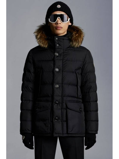 Cluny Hooded Fur Padding Black - MONCLER - BALAAN 2