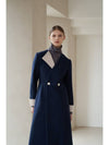 V-neck unbalanced long coat - CAHIERS - BALAAN 7