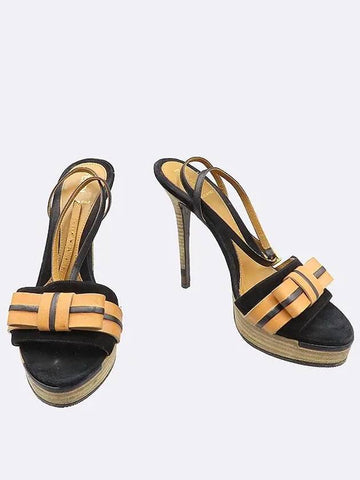 Smith Market Used Luxury Black Shoes Women s - FENDI - BALAAN 1