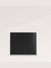 Men's Amerigo Logo Leather Half Wallet Black - LOUIS VUITTON - BALAAN 6