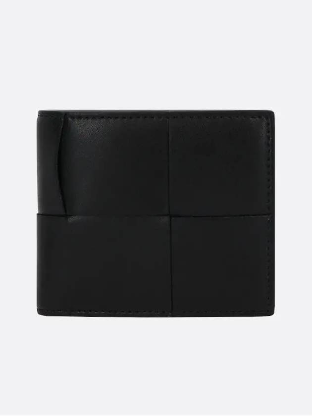 Intrecciato Half Wallet Black - BOTTEGA VENETA - BALAAN 4