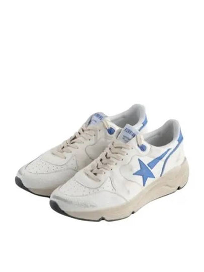 Running Sole Low Top Sneakers White Blue - GOLDEN GOOSE - BALAAN 2