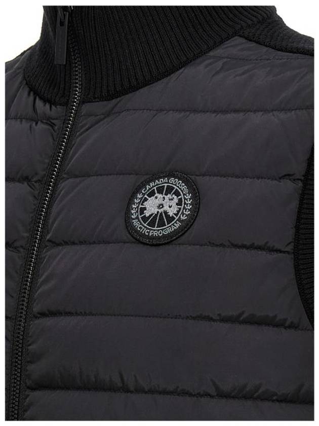 Hybridge Knit Vest Black - CANADA GOOSE - BALAAN 5