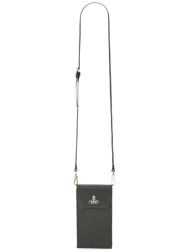 ORB Logo Cross Bag Black - VIVIENNE WESTWOOD - BALAAN 2