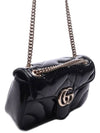 GG Marmont Small Shoulder Bag Gold Black - GUCCI - BALAAN 4