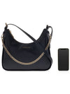 Wilma Chain Leather Shoulder Bag Black - MICHAEL KORS - BALAAN 7