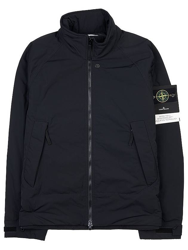 Micro Twill Pure Insulation Technology Primaloft Jacket Black - STONE ISLAND - BALAAN 11