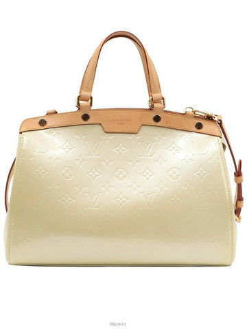 Monogram Vernis Blanc Korail Brea MM 2WAY M91456 - LOUIS VUITTON - BALAAN 1