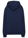 Heart Small Logo Hoodie Navy - AMI - BALAAN 3