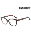 Oval Eyeglasses Havana - BURBERRY - BALAAN 2