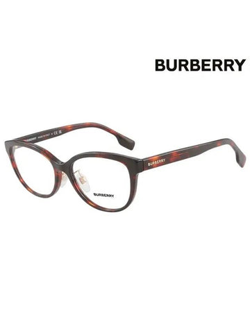 Oval Eyeglasses Havana - BURBERRY - BALAAN 1