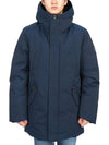 EDWARD NFR NAVY Men s Hooded Padded Jumper Coat Regular Fit - MACKAGE - BALAAN 3