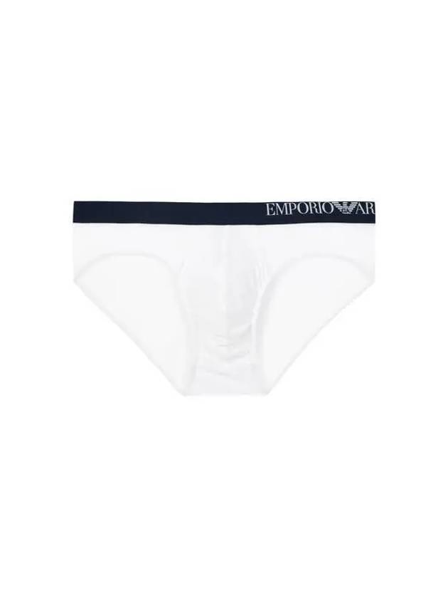 UNDERWEAR Men s Side Logo Band Solid Briefs White 271583 - EMPORIO ARMANI - BALAAN 1