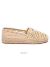 Logo Raffia Flat Espadrilles Beige - PRADA - BALAAN 2