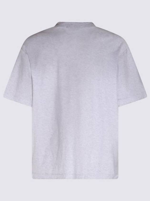 Stamp Logo Short Sleeve T-Shirt Grey Melange - ACNE STUDIOS - BALAAN 4