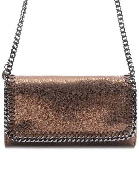 Women's Falabella Metallic Mini Chain Cross Bag 498492_W8176_2000_18S - STELLA MCCARTNEY - BALAAN 1