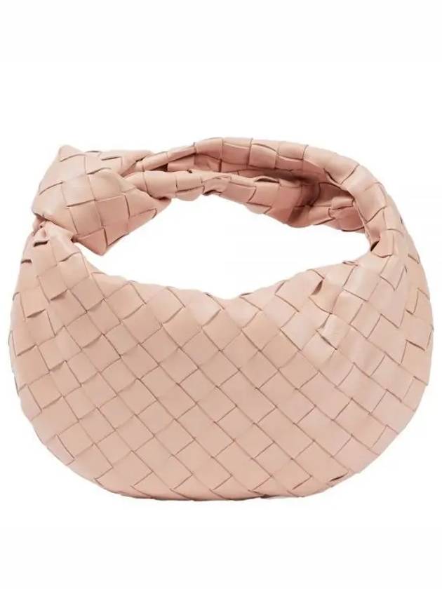 Jodie Intrecciato Small Tote Bag Pink - BOTTEGA VENETA - BALAAN 2