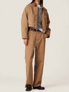 Garment Dyed Gabardine Straight Pants Cord - MIU MIU - BALAAN 4