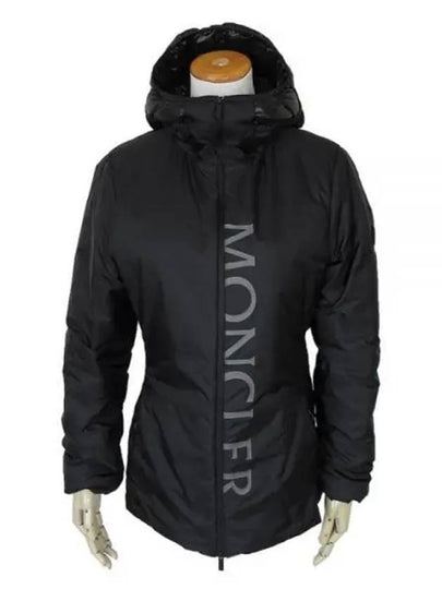 Sepik Short Down Hooded Jacket Black - MONCLER - BALAAN 2