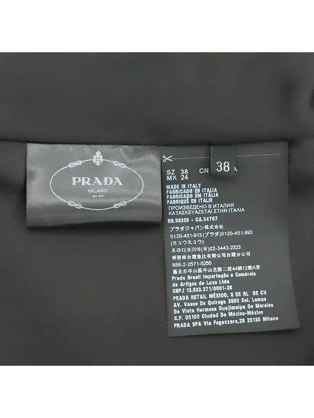 P689M 1WUJ F0056 Cloquet Jacket Women Trench Coat - PRADA - BALAAN 5