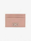 Gancini Card Wallet Pink - SALVATORE FERRAGAMO - BALAAN 2