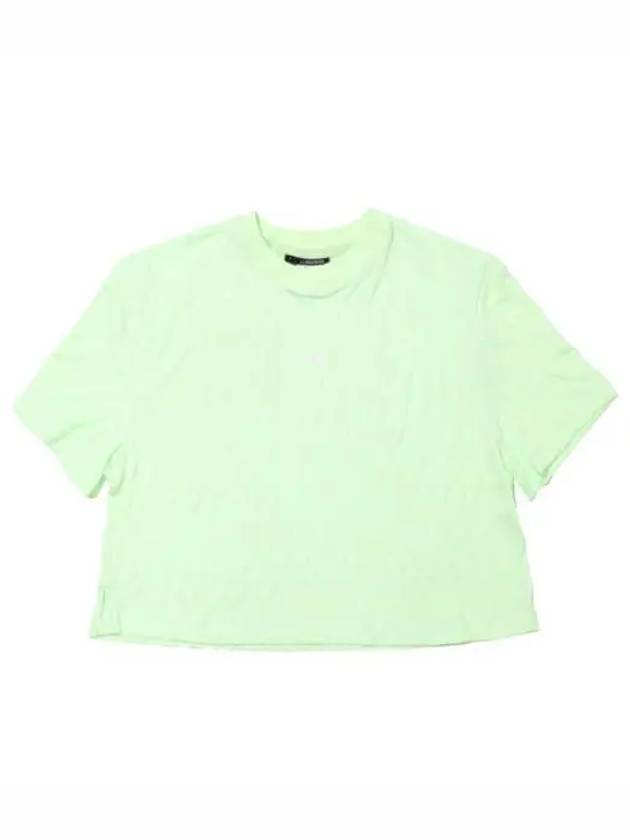 Aurelia Crop Short Sleeve T-Shirt Patina Green - J.LINDEBERG - BALAAN 2